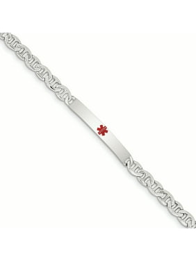 Goldia Sterling Silver 5.5mm Charm Link Goldia Sterling Silver 5.5mm Charm Link